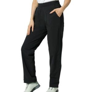 NWT* Golf Weather Apparel Woman’s Black Microfiber Golf Rain Pants